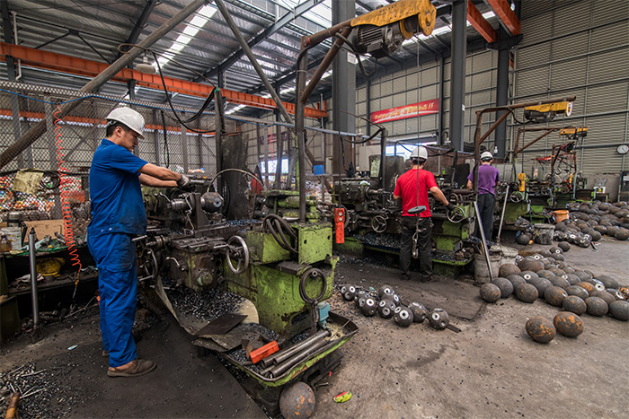 高安网架配件车间